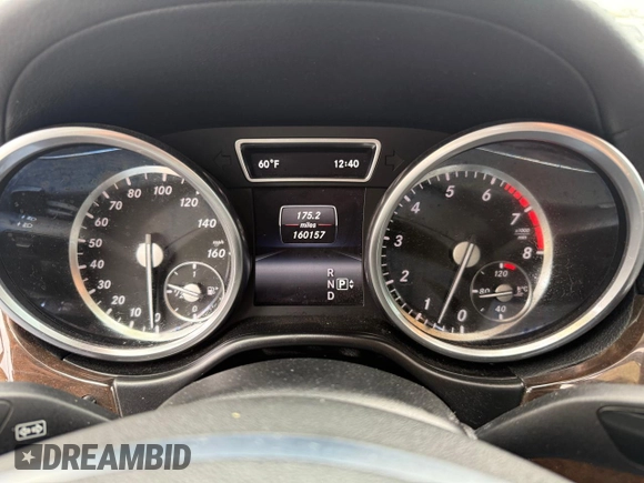 2015 Mercedes-Benz GL-Class GL 450 with VIN 4JGDF6EEXFA455752, listed as a Copart auction lot 55463005 with 160,157 mi miles and Clean Title. Bid and sale history available at carsss.com. Image 8.