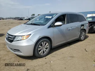 2014 Honda Odyssey EX-L with VIN 5FNRL5H6XEB065581, listed as a Copart auction lot 53467645 with 111,917 mi miles and Clean Title. Bid and sale history available at DreamBid. Image 1.