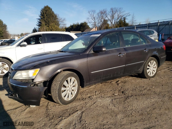 2009 Hyundai Sonata Limited with VIN 5NPEU46C59H489465, listed as a Copart auction lot 44557225 with 291,661 mi miles and Salvage Title. Bid and sale history available at carsss.com. Image 1.