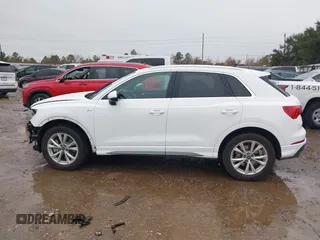 2023 Audi Q3 S line Premium with VIN WA1DECF35P1127797, listed as a IAAI auction lot 41353532 with 34,581 mi miles and . Bid and sale history available at DreamBid. Image 14.