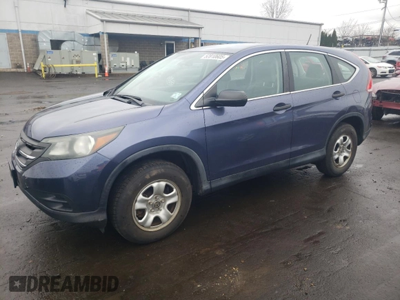 2013 Honda CR-V LX with VIN 2HKRM4H36DH609118, listed as a Copart auction lot 52810605 with 92,179 mi miles and Salvage Title. Bid and sale history available at DreamBid. Image 1.