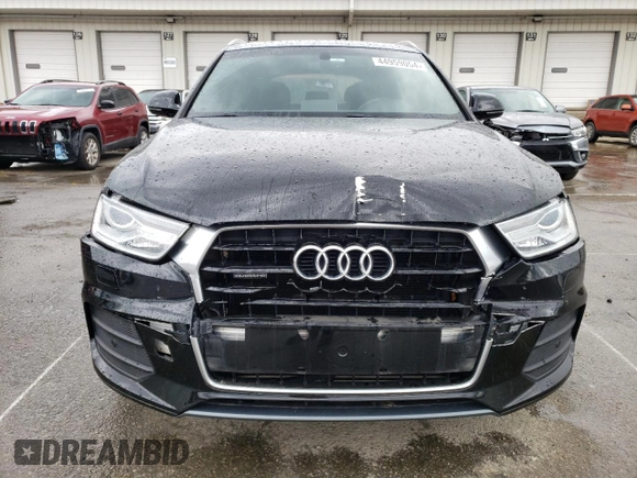 2017 Audi Q3 Premium Plus with VIN WA1JCCFS5HR007386, listed as a Copart auction lot 44959054 with 89,305 mi miles and Salvage title. Bid and sale history available at DreamBid. Image 5.