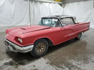 1960 Ford Thunderbird z VIN 0Y73Y100324, wystawiony jako Copart lot #57470975 z przebiegiem 15 301 mil mil oraz Czysty tytuł • Clean title. Historia ofert i sprzedaży dostępna na DreamBid. Obrazek 1.