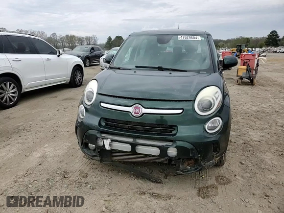 2014 FIAT 500L Trekking with VIN ZFBCFADH5EZ017786, listed as a Copart auction lot 47629804 with 151,113 mi miles and Salvage title. Bid and sale history available at DreamBid. Image 12.