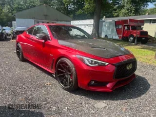 2017 Infiniti Q60 Red Sport 400 с VIN JN1FV7EL1HM701404, выставлен на аукционе Copart как лот 60776525 с пробегом 53 724 миль миль и Чистый • Clean title. История ставок и продаж доступна на DreamBid. Изображение 1.