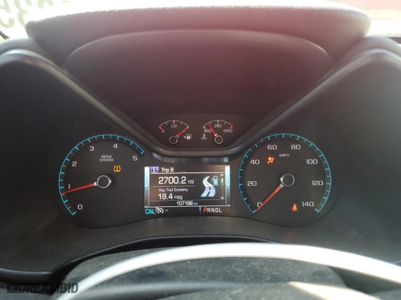 2018 Chevrolet Colorado 4WD Z71 with VIN 1GCPTDE10J1155254, listed as a Copart auction lot 46820835 with 107,199 mi miles and Salvage Title. Bid and sale history available at carsss.com. Image 9.