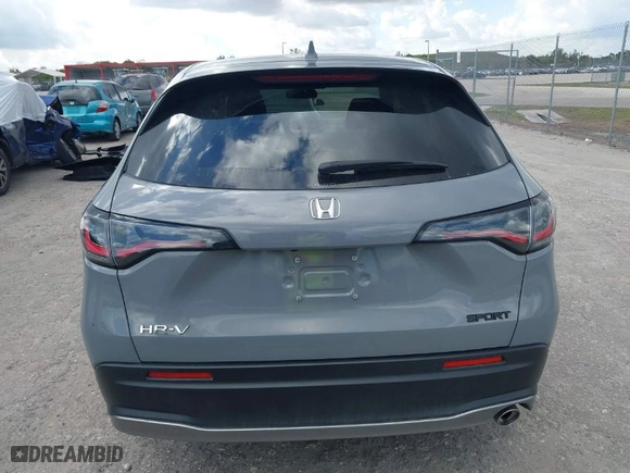 2024 Honda HR-V Sport with VIN 3CZRZ2H58RM778169, listed as a IAAI auction lot 41555493 with 10,270 mi miles. Bid and sale history available at carsss.com. Image 16.