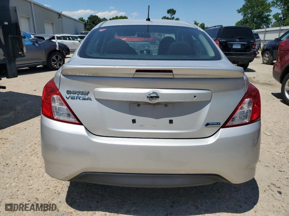 2015 Nissan Versa S Plus with VIN 3N1CN7AP7FL959865, listed as a Copart auction lot 57303384 with 90,711 mi miles and Salvage Title. Bid and sale history available at carsss.com. Image 6.