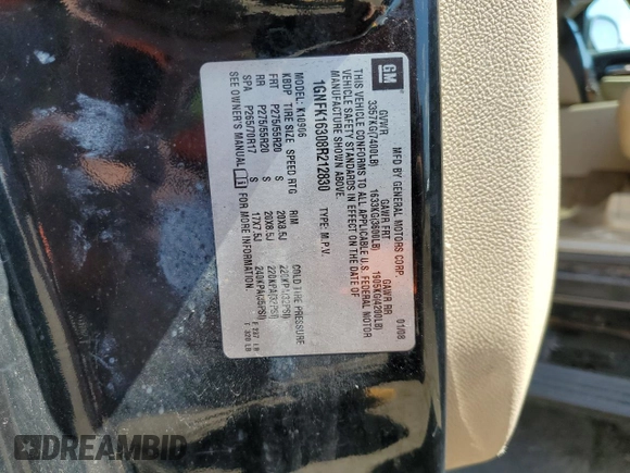 2008 Chevrolet Suburban LTZ z VIN 1GNFK16308R212830, wystawiony jako Copart lot #56477205 z przebiegiem 218 676 mil mil oraz Czysty tytuł • Clean title. Historia ofert i sprzedaży dostępna na DreamBid. Obrazek 13.