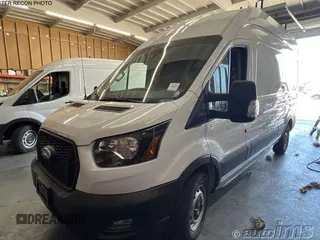 2023 Ford Transit Cargo with VIN 1FTBR1X83PKC02653, listed as a IAAI auction lot 42789310 with 242 mi miles and . Bid and sale history available at DreamBid. Image 7.