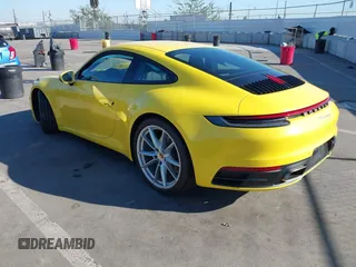 2020 Porsche 911 Carrera with VIN WP0AA2A94LS206182, listed as a IAAI auction lot 41664995 with 11,222 mi miles. Bid and sale history available at carsss.com. Image 3.