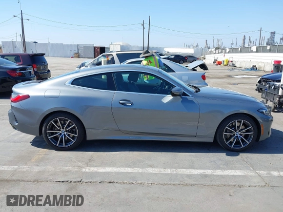 2025 BMW 4 Series 430i with VIN WBA43DA00SCS10563, listed as a IAAI auction lot 42510336 with 20,810 mi miles and . Bid and sale history available at DreamBid. Image 13.