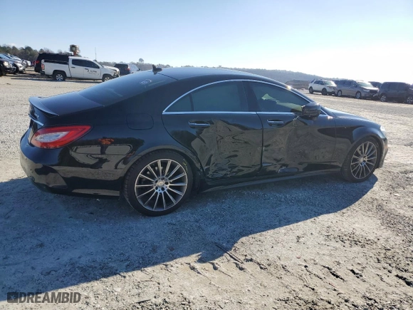 2016 Mercedes-Benz CLS with VIN WDDLJ6FB1GA165894, listed as a Copart auction lot 85794034 with 128,768 mi miles and Salvage Title. Bid and sale history available at carsss.com. Image 3.