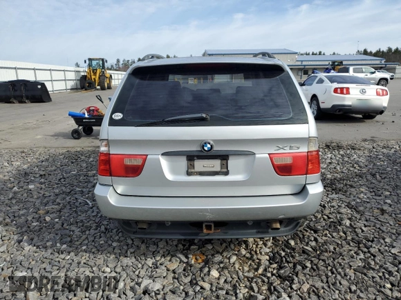 2002 BMW X5 3.0i with VIN 5UXFA535X2LP40070, listed as a Copart auction lot 67320264 with 217,246 mi miles and Non Repairable. Bid and sale history available at carsss.com. Image 6.