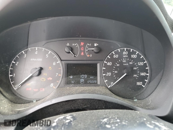 2017 Nissan Sentra S with VIN 3N1AB7AP9HY241806, listed as a Copart auction lot 58540785 with 125,028 mi miles and Salvage title. Bid and sale history available at DreamBid. Image 9.