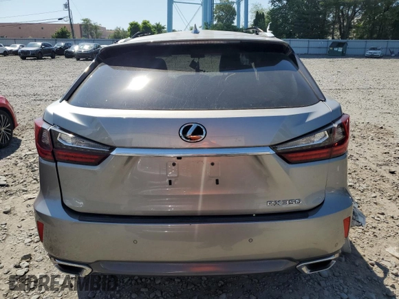 2017 Lexus RX 350 with VIN 2T2BZMCA4HC086940, listed as a Copart auction lot 62058225 with Not provided miles and Salvage title. Bid and sale history available at DreamBid. Image 6.