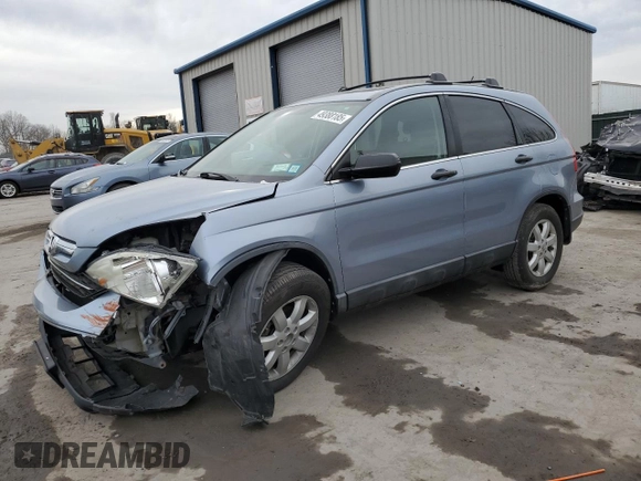 2009 Honda CR-V EX with VIN 5J6RE48599L053866, listed as a Copart auction lot 49388185 with 124,807 mi miles and Salvage Title. Bid and sale history available at carsss.com. Image 1.