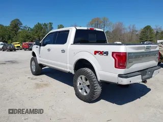 2017 Ford F-150 XL with VIN 1FTEW1EG2HFC42507, listed as a IAAI auction lot 41880756 with 145,889 mi miles. Bid and sale history available at carsss.com. Image 3.