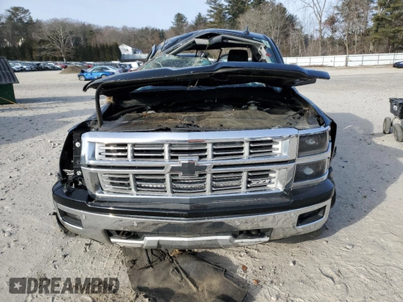 2015 Chevrolet Silverado 1500 LTZ with VIN 1GCVKSECXFZ333468, listed as a Copart auction lot 41602115 with 195,733 mi miles and Salvage Title. Bid and sale history available at carsss.com. Image 5.