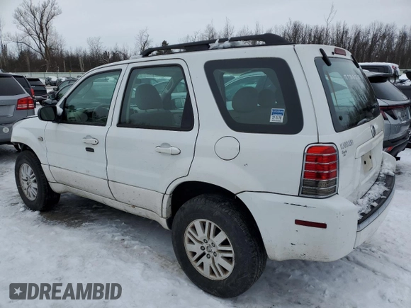 2007 Mercury Mariner Convenience z VIN 4M2YU80Z17KJ17566, wystawiony jako Copart lot #86136014 z przebiegiem 134 328 mil mil oraz Szkody całkowita. Historia ofert i sprzedaży dostępna na DreamBid. Obrazek 2.