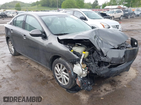 2012 Mazda 3 i Touring with VIN JM1BL1V74C1665655, listed as a IAAI auction lot 42261070 with 102,885 mi miles and . Bid and sale history available at DreamBid. Image 1.