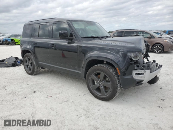 2025 Land Rover Defender S with VIN SALEJ7EX9S2366119, listed as a Copart auction lot 41674105 with 3,519 mi miles and Salvage title. Bid and sale history available at DreamBid. Image 4.