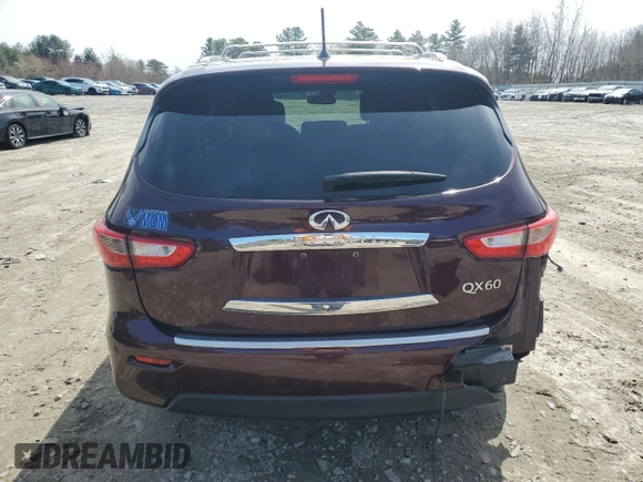 2014 Infiniti QX60 with VIN 5N1AL0MM2EC545725, listed as a Copart auction lot 51765985 with 144,035 mi miles and Clean Title. Bid and sale history available at carsss.com. Image 6.