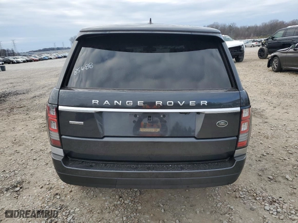 2016 Land Rover Range Rover Supercharged with VIN SALGS2EF4GA298535, listed as a Copart auction lot 86614114 with 94638 miles and Salvage Title. Bid and sale history available at carsss.com. Image 6.