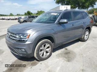 2018 Volkswagen Atlas SE z VIN 1V2DR2CA0JC586902, wystawiony jako Copart lot #54009405 z przebiegiem 87 656 mil mil oraz Szkoda całkowita • Salvage title. Historia ofert i sprzedaży dostępna na DreamBid. Obrazek 1.