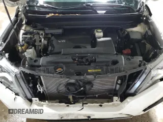 2017 Nissan Pathfinder SL with VIN 5N1DR2MMXHC621655, listed as a Copart auction lot 57874865 with 121,926 mi miles and Salvage title. Bid and sale history available at DreamBid. Image 12.