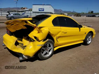 1994 Ford Mustang GT z VIN 1FALP42TXRF174505, wystawiony jako Copart lot #56387495 z przebiegiem 46 867 mil mil oraz Szkoda całkowita • Salvage title. Historia ofert i sprzedaży dostępna na DreamBid. Obrazek 3.
