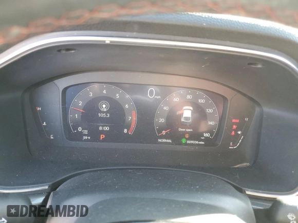 2024 Acura Integra w/A-Spec Package with VIN 19UDE4H30RA009850, listed as a Copart auction lot 53495375 with 9,036 mi miles and Salvage title. Bid and sale history available at DreamBid. Image 9.