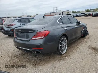 2019 Genesis G70 Design with VIN KMTG34LE2KU021868, listed as a Copart auction lot 73151094 with 68,466 mi miles and Salvage Title. Bid and sale history available at DreamBid. Image 3.