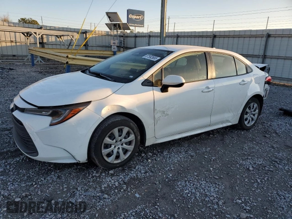 2023 Toyota Corolla LE with VIN JTDB4MEE2P3008859, listed as a Copart auction lot 87592655 with 41,507 mi miles and Salvage Title. Bid and sale history available at DreamBid. Image 1.