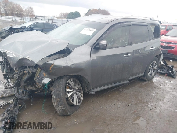 2018 Nissan Pathfinder SL with VIN 5N1DR2MM2JC645941, listed as a IAAI auction lot 41117695 with 1 mi miles. Bid and sale history available at carsss.com. Image 16.