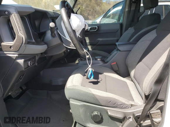 2021 Ford Bronco with VIN 1FMDE5BH0MLA87532, listed as a Copart auction lot 54229225 with 35,741 mi miles and Salvage title. Bid and sale history available at DreamBid. Image 7.
