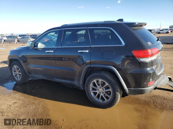 2014 Jeep Grand Cherokee Limited with VIN 1C4RJFBG7EC364116, listed as a Copart auction lot 57155945 with 78,280 mi miles and Salvage title. Bid and sale history available at DreamBid. Image 2.