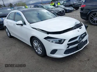 2021 Mercedes-Benz A 220 with VIN W1K3G4EBXMJ268649, listed as a IAAI auction lot 41735225 with 19,056 mi miles and . Bid and sale history available at DreamBid. Image 1.