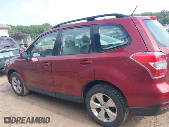 2015 Subaru Forester 2.5i with VIN JF2SJABCXFH497783, listed as a IAAI auction lot 42584119 with 109,021 mi miles and . Bid and sale history available at DreamBid. Image 14.