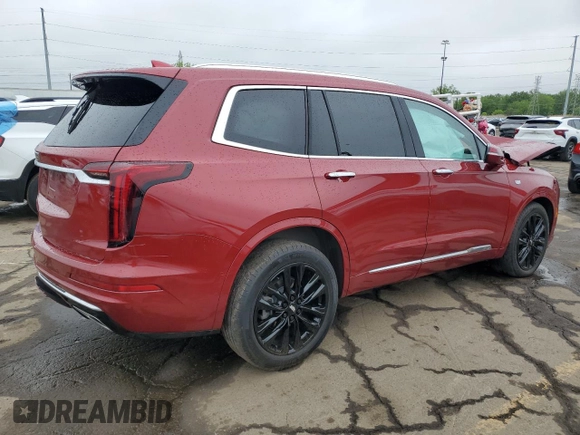 2022 Cadillac XT6 Premium Luxury with VIN 1GYKPDRS6NZ150451, listed as a Copart auction lot 57636235 with 43,553 mi miles and Clean title. Bid and sale history available at DreamBid. Image 3.
