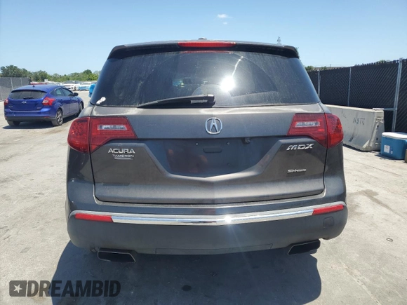 2011 Acura MDX with VIN 2HNYD2H26BH518826, listed as a Copart auction lot 55130215 with 235,227 mi miles and Salvage Title. Bid and sale history available at carsss.com. Image 6.