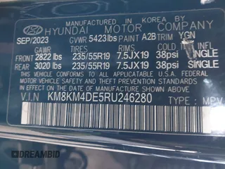 2024 Hyundai Ioniq 5 SE z VIN KM8KM4DE5RU246280, wystawiony jako IAAI lot #41506472 z przebiegiem 15 679 mil mil oraz . Historia ofert i sprzedaży dostępna na DreamBid. Obrazek 9.