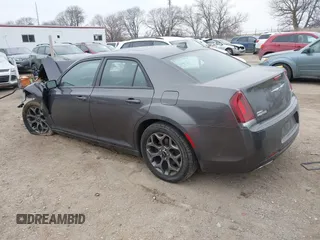 2018 Chrysler 300 with VIN 2C3CCAGG5JH256309, listed as a IAAI auction lot 41677848 with 123,687 mi miles. Bid and sale history available at carsss.com. Image 3.