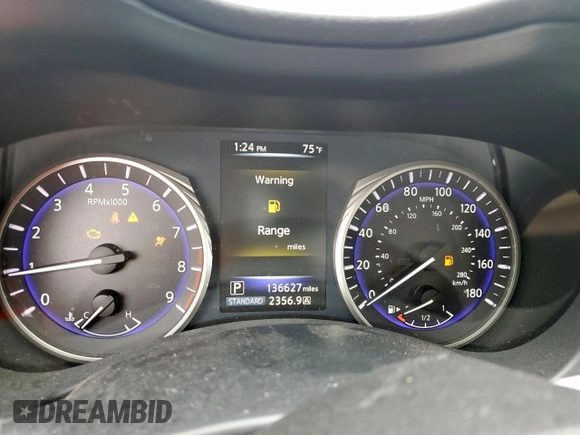 2014 Infiniti Q50 Sport z VIN JN1BV7AP2EM680968, wystawiony jako Copart lot #60352915 z przebiegiem 136 627 mil mil oraz Czysty tytuł • Clean title. Historia ofert i sprzedaży dostępna na DreamBid. Obrazek 9.