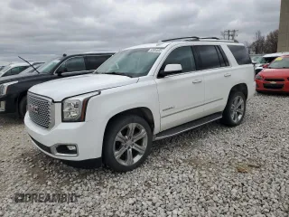 2016 GMC Yukon Denali with VIN 1GKS2CKJ5GR239046, listed as a Copart auction lot 53084635 with 126,930 mi miles and Clean Title. Bid and sale history available at carsss.com. Image 1.