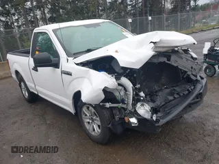 2018 Ford F-150 XL with VIN 1FTMF1CP8JKD35494, listed as a IAAI auction lot 41837240 with 63,192 mi miles and . Bid and sale history available at DreamBid. Image 1.