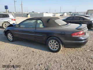 2004 Chrysler Sebring Limited with VIN 1C3EL65R24N103201, listed as a Copart auction lot 75028724 with 0 mi miles and Salvage Title. Bid and sale history available at carsss.com. Image 2.