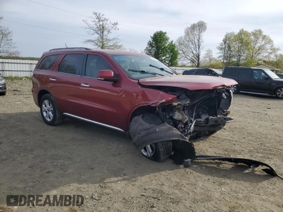 2013 Dodge Durango Crew with VIN 1C4RDJDG5DC686517, listed as a Copart auction lot 54696275 with Not provided miles and Salvage title. Bid and sale history available at DreamBid. Image 4.