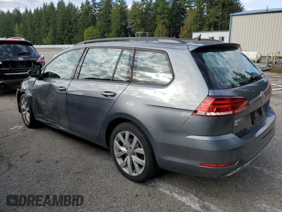 2019 Volkswagen Golf SportWagen S with VIN 3VWY57AUXKM508889, listed as a Copart auction lot 67455443 with 21,197 mi miles. Bid and sale history available at carsss.com. Image 2.