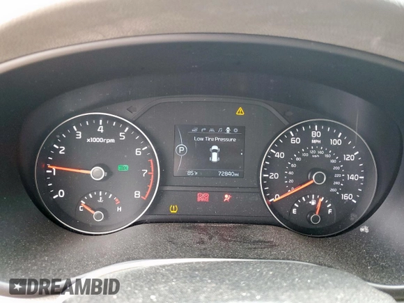 2018 Kia Sportage EX with VIN KNDPN3AC7J7431647, listed as a Copart auction lot 59490795 with 72,840 mi miles and Salvage title. Bid and sale history available at DreamBid. Image 9.